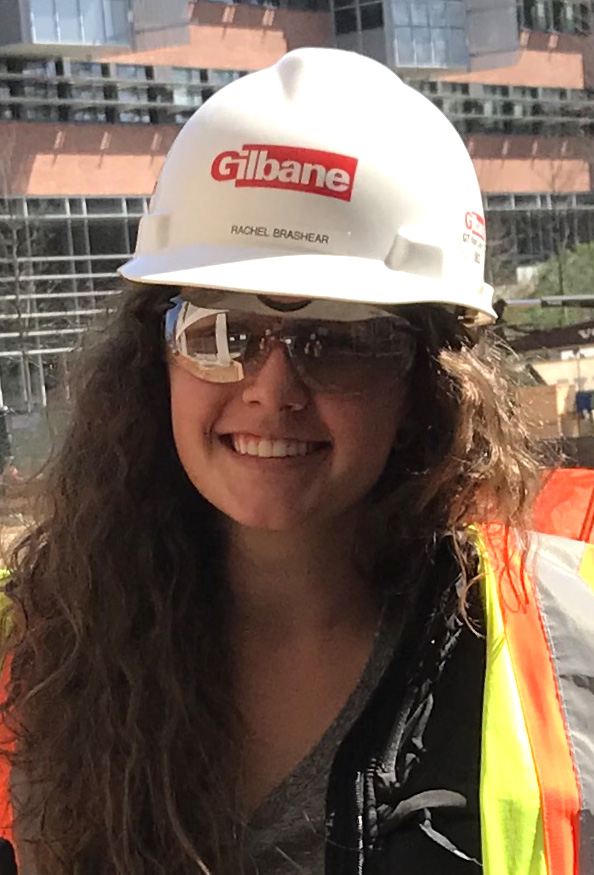 Rachel Brashear, a civil engineering undergraduate who's been working with Gilbane Building Company on the new Interdisciplinary Design Commons in the Van Leer Building at Georgia Tech.