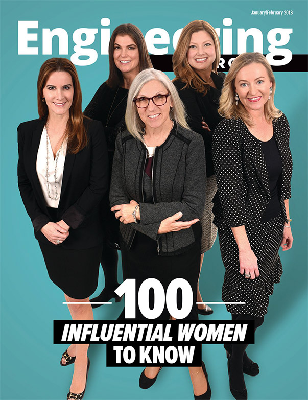 Engineering Georgia January/February 2018 issue featuring 100 influential women to know.