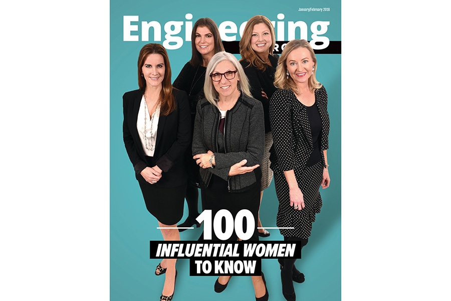 Engineering Georgia January/February 2018 issue featuring 100 influential women to know.
